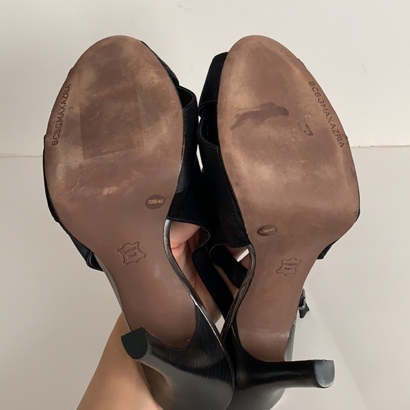 BCBG MaxAzria Peep Toe Platform Slingback Sandals - Picture 11 of 16